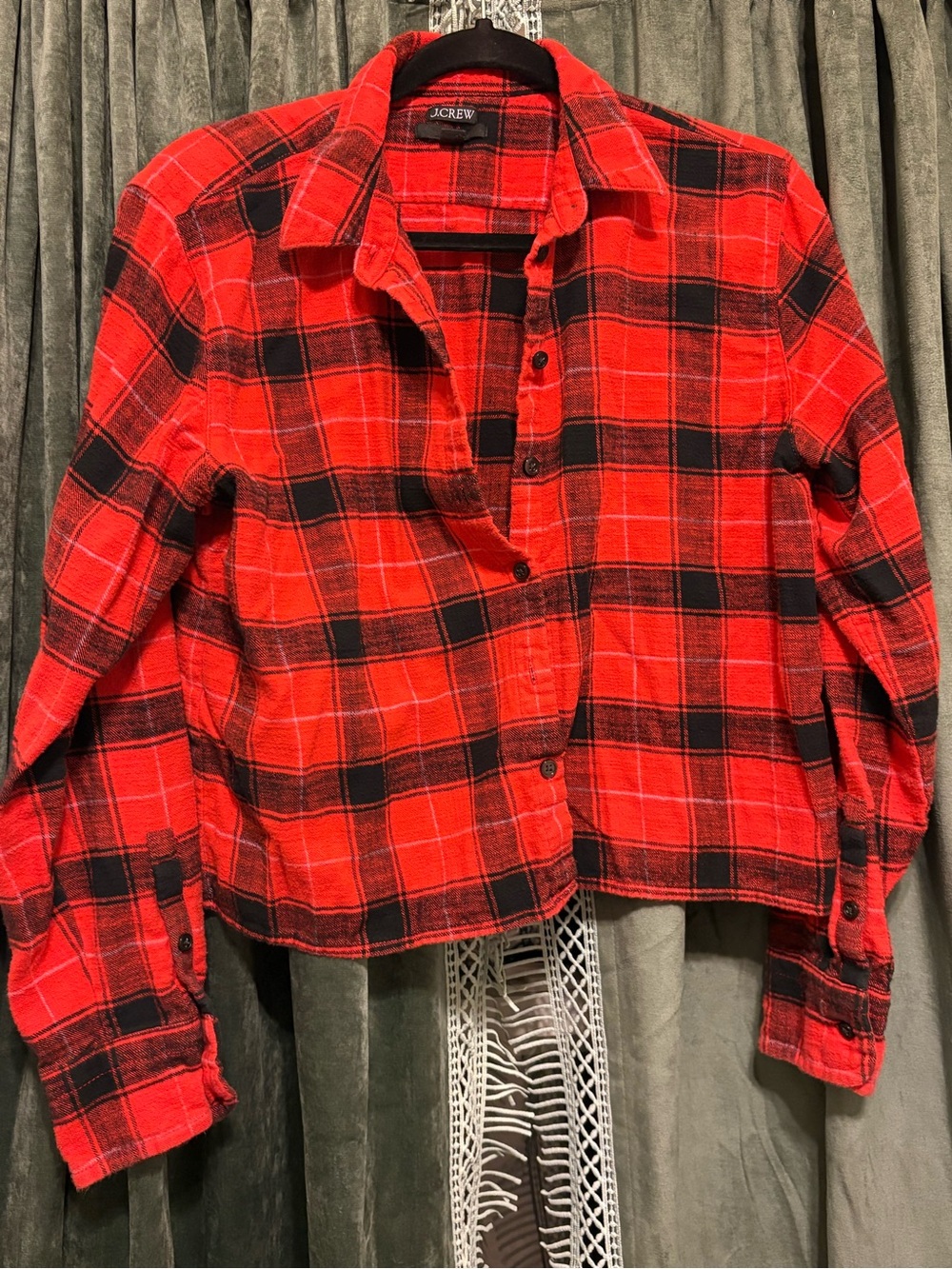 Buffalo check J Crew Garçon shirt
